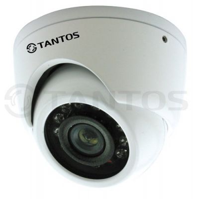 TSc-EBm720pAHDf (3.6) Видеокамера AHD 720p всепогодная купольная антивандальная с ИК-подсветкой 